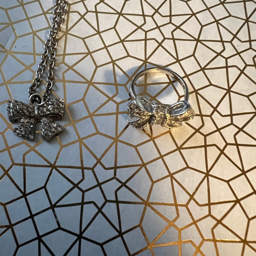 Vintage Viacom’s butterfly bracelet and ring